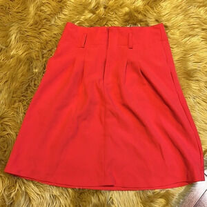 Red Tag red high waisted  mini skirt Sz S
